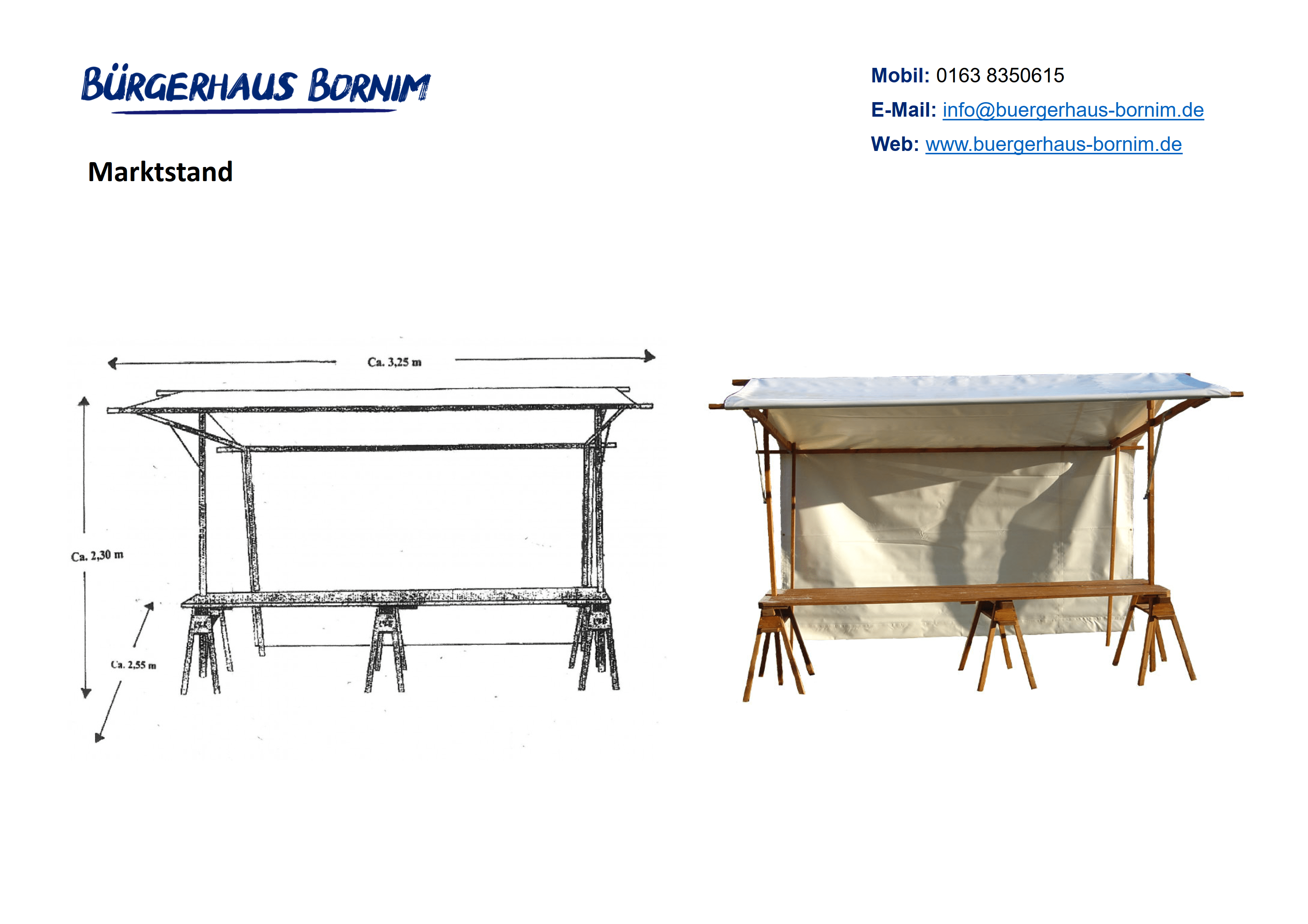 Marktstand Flohmarkt